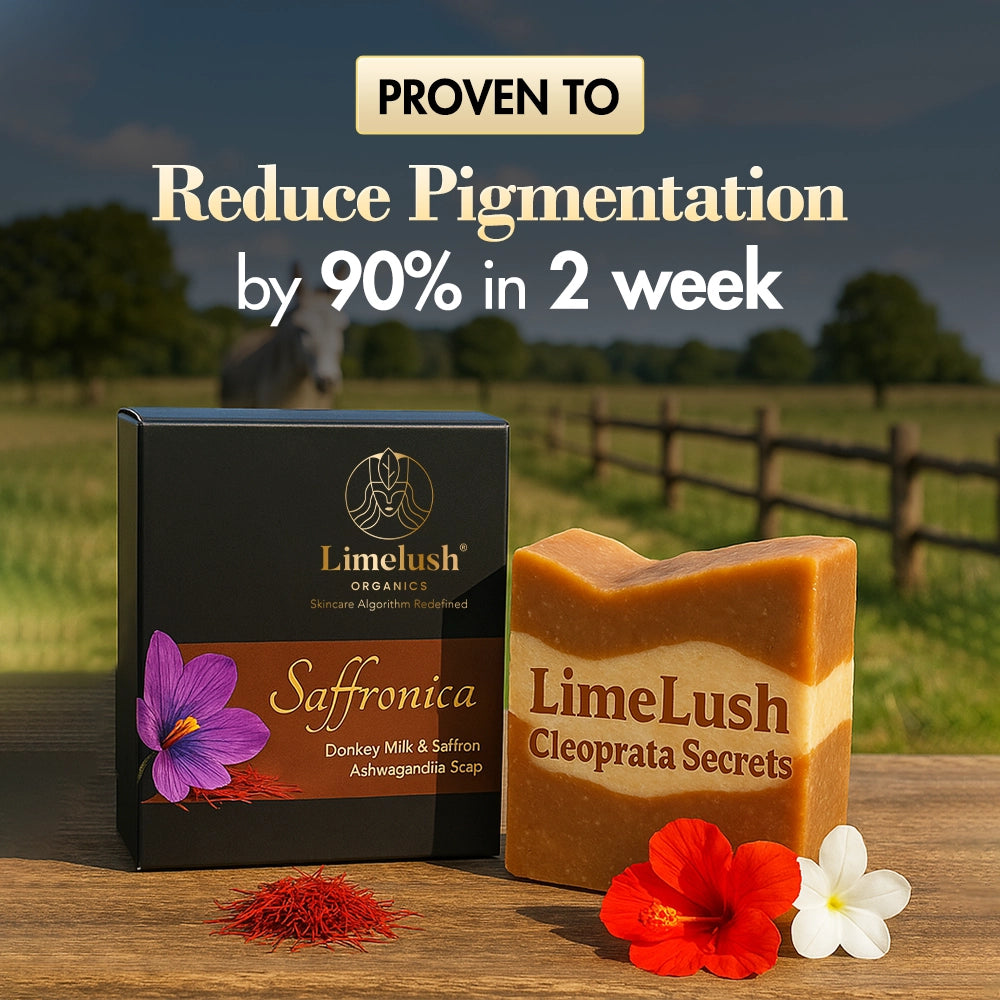 Saffronica | Donkey Milk Anti-Aging Organic Soap for Face & Body | 100g